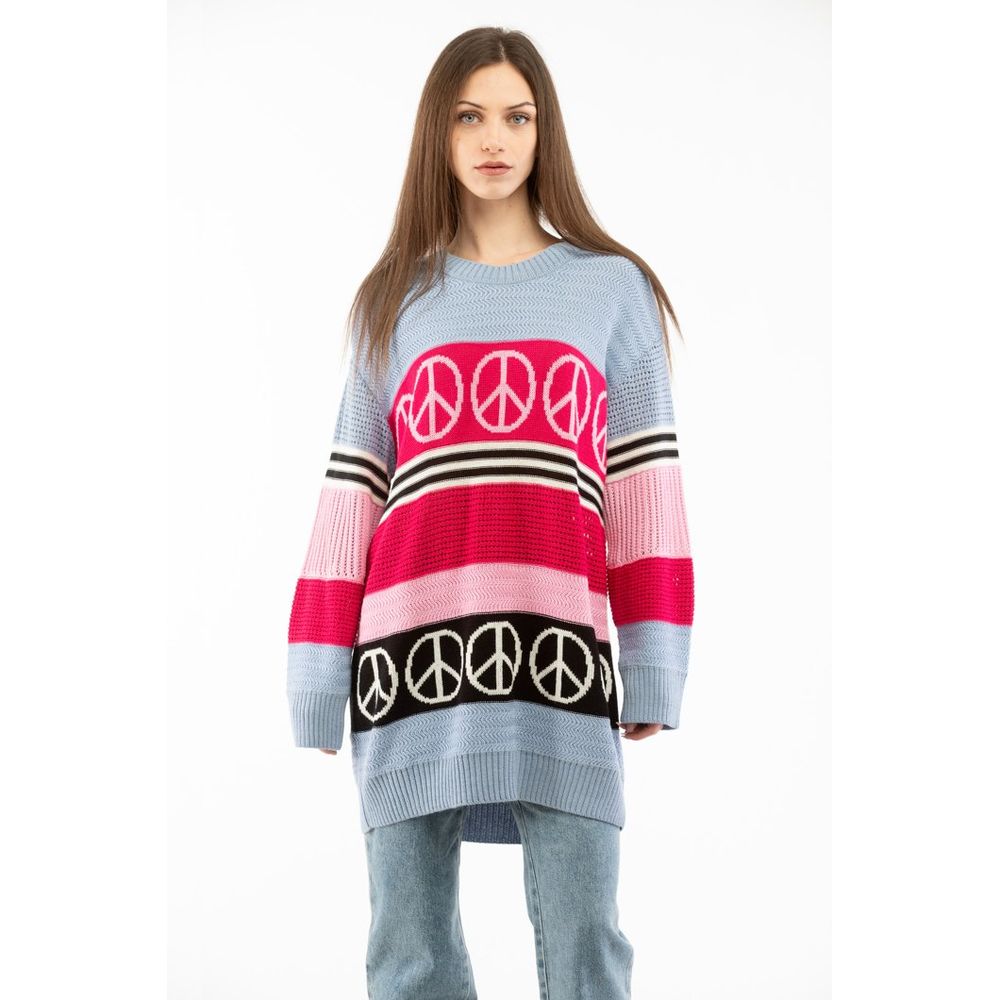 Moschino Multicolor Wool Sweatshirt